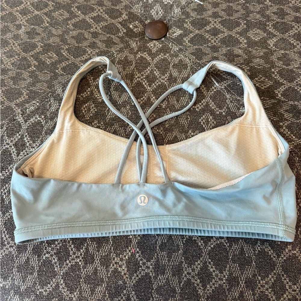 Sage green Lululemon sports bra